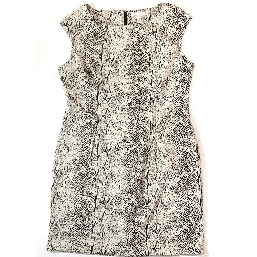 Dana Buchman Snakeskin Sheath Dress 16 NWOT